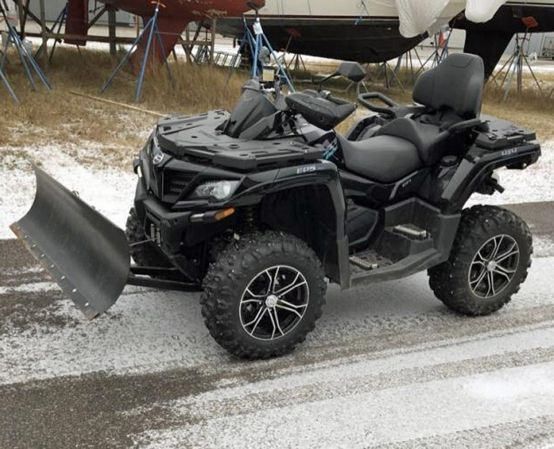 Fyrhjuling CF Moto CForce 850 XC stulen på Norra Svärdsö utanför Nynäshamn