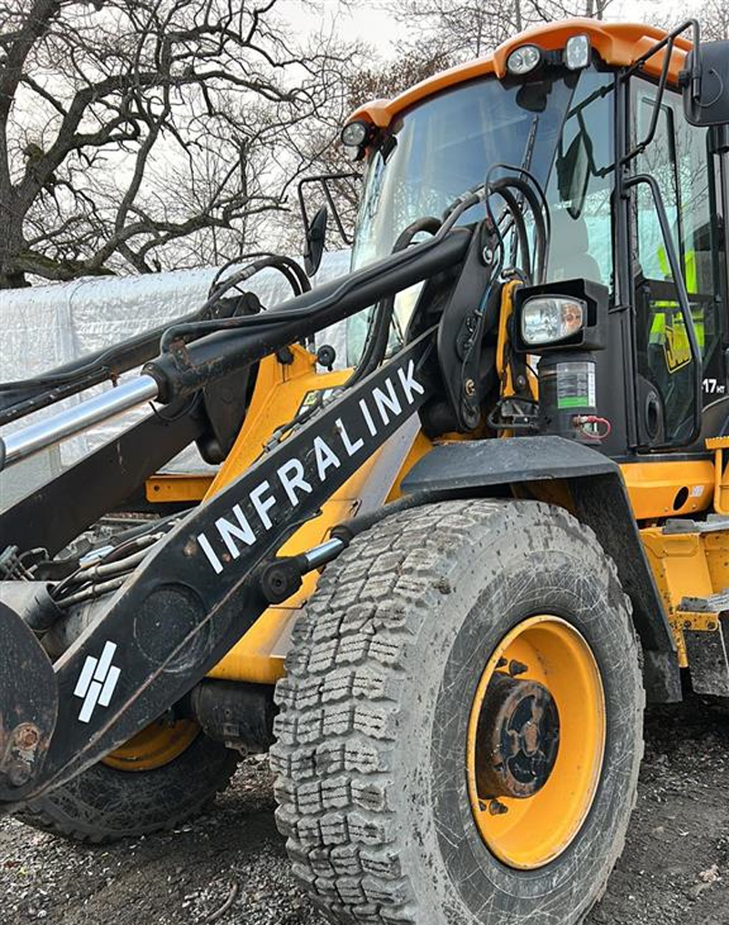 Hjullastare JCB 417 HT stulen i Saltsjöbaden utanför Stockholm