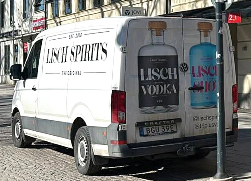 Vit Volkswagen Crafter stulen i Lidköping