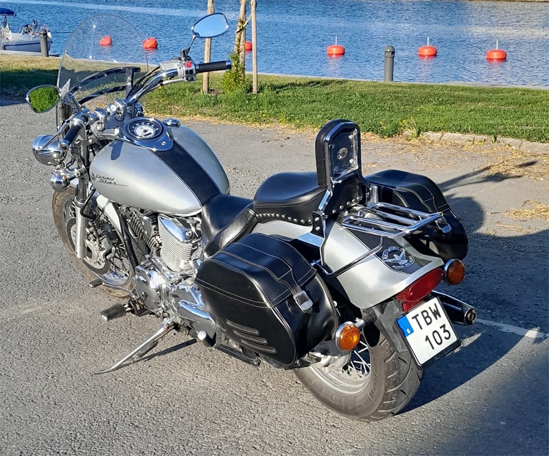 Yamaha XVS 1100 stulen i Härnösand