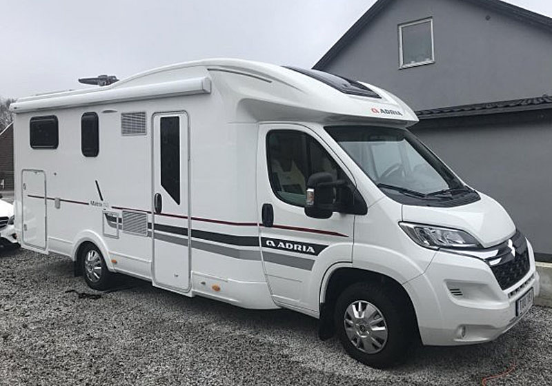 Husbil Citroen Adria Matrix M 670 SL stulen i Kungälv