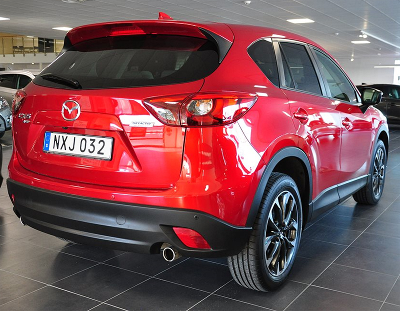 Röd Mazda CX-5 2.2 SKYACTIV-D AWD stulen i Hjärup mellan Malmö och Lund