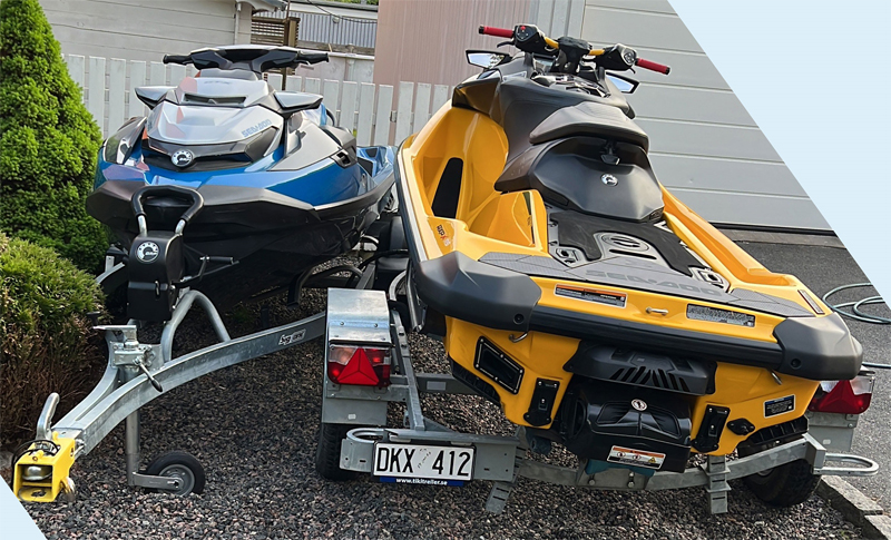 Dubbelstöld av Sea Doo vattenskotrar i Hovås