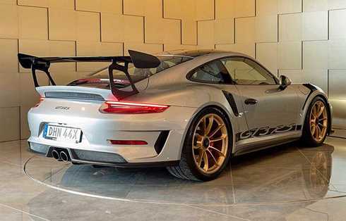 Silvermetallic Porsche 991/ 911 GT3 RS stulen i Strandbaden norr om Höganäs