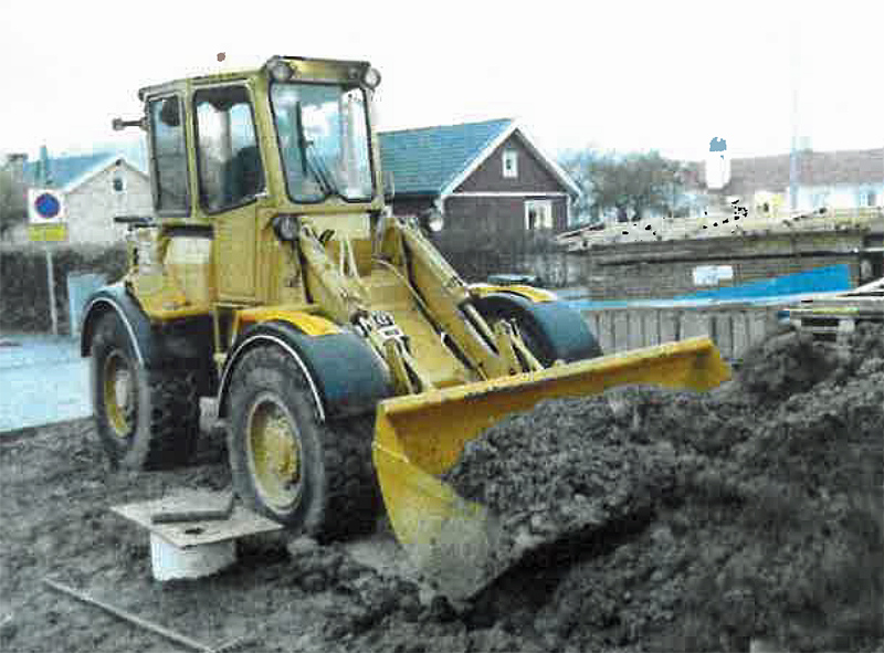 Hjullastare Caterpillar 910 stulen i Södertälje