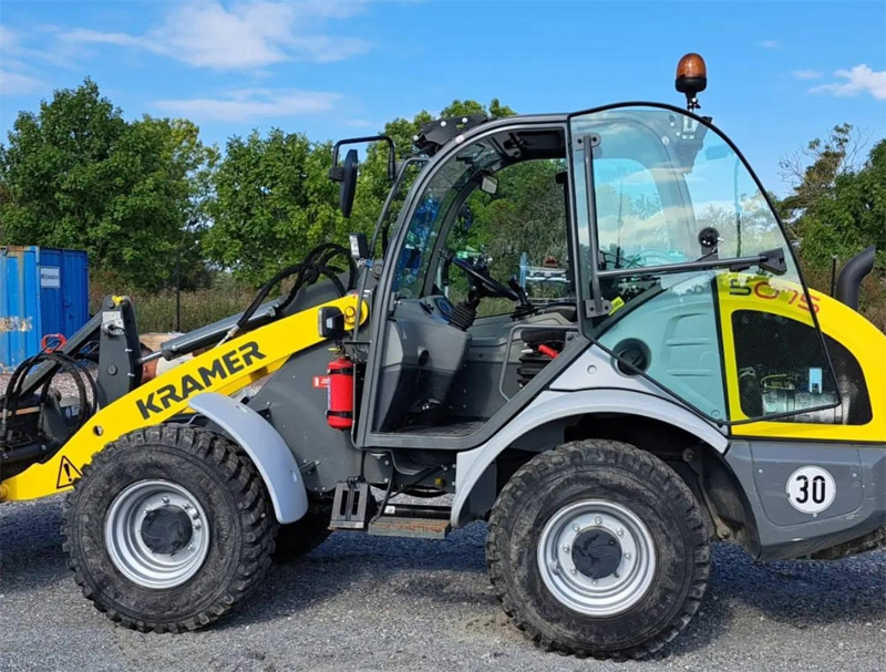 Hjullastare Kramer 5075 stulen i Solna