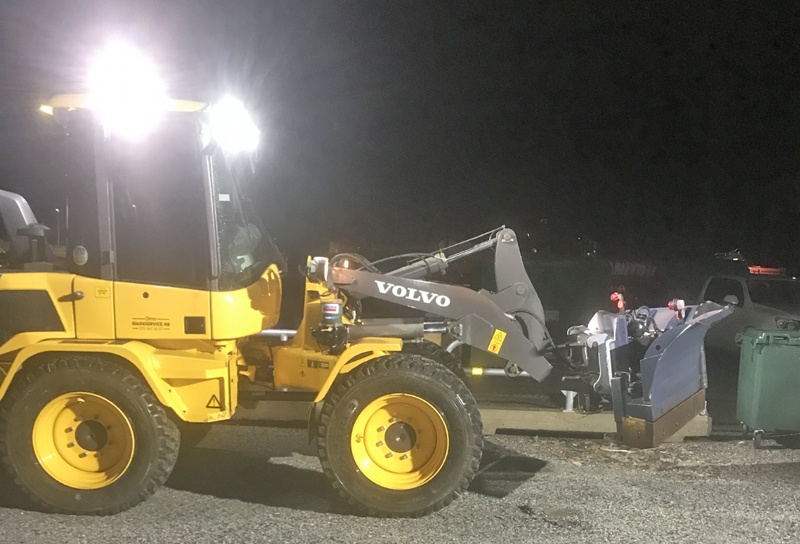 Hjullastare Volvo L30 GS stulen i Karlstad