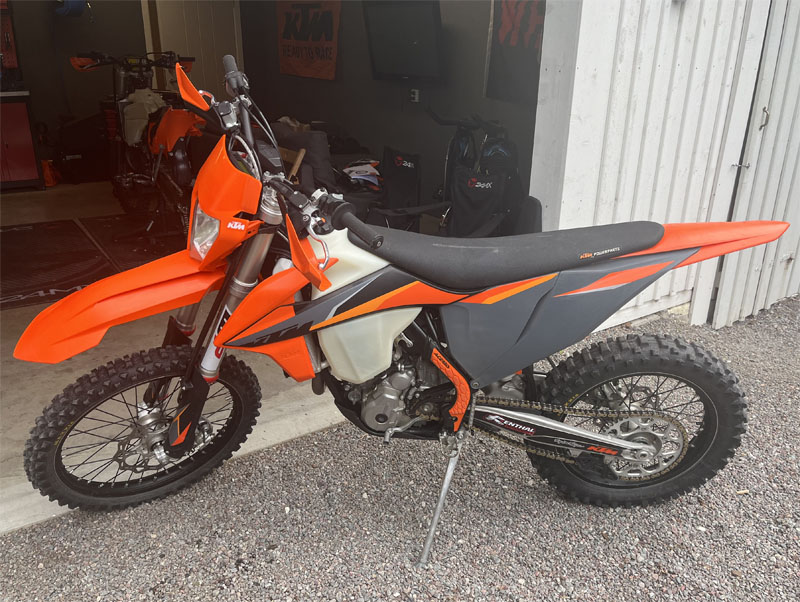 KTM 250 EXC-F stulen i Sollentuna