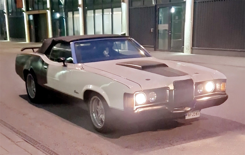 Mercury Cougar Cabriolet stulen på Hunneberg, Trollhättan