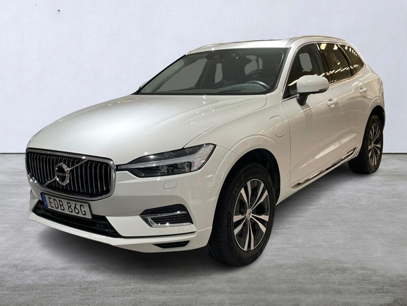 Vit Volvo XC60 T6 AWD Recharge Inscription stulen i Eskilstuna