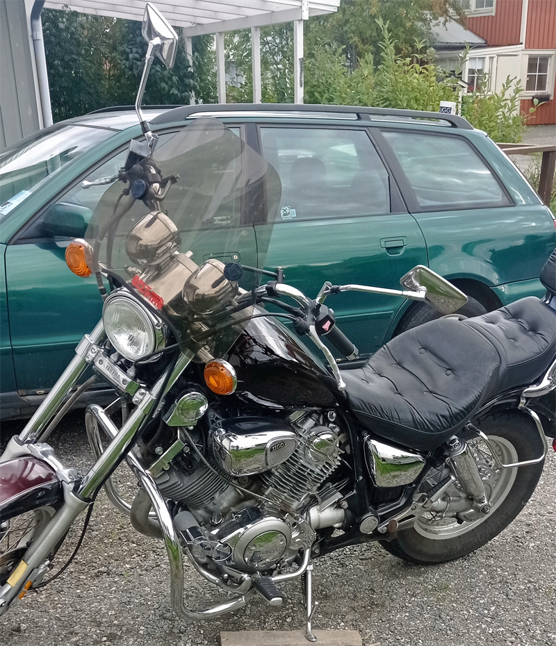 Yamaha XV 1100 stulen i Haparanda