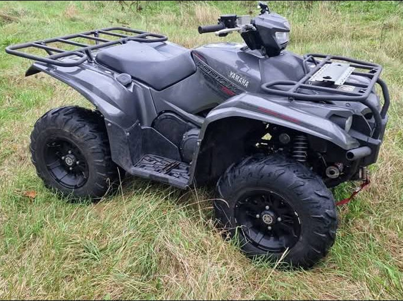 Fyrhjuling Yamaha YFM 700 Kodiak stulen i Västra Torup mellan Tyringe och Perstorp