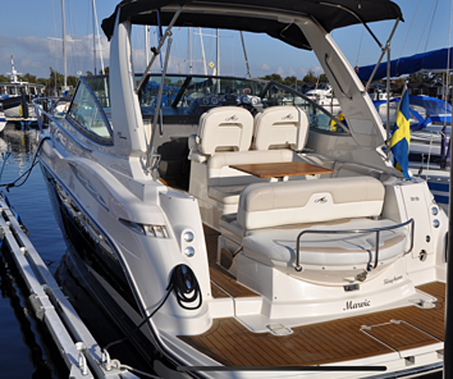 Motorbåt Monterey 315 SCR stulen i Klagshamn söder om Malmö (UPPDATERAD)