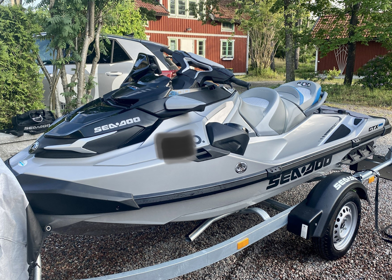 Sea Doo GTX Limited 300 stulen i Saltsjö Boo, Stockholm 