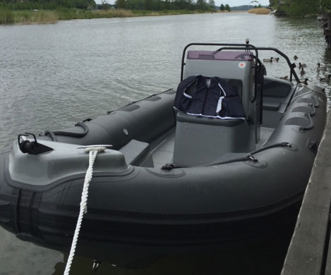 Infanta RIB båt stulen i Segeltorp