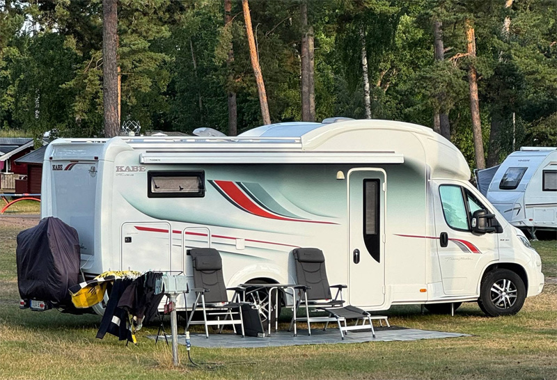 Husbil Fiat Kabe Travelmaster CX 740 LGB stulen i Rydebäck söder om Helsingborg