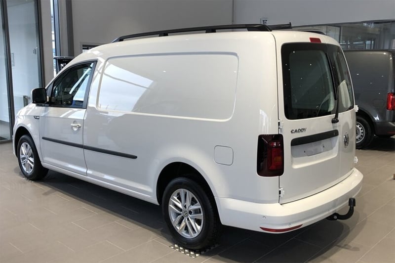 Vit Volkswagen Caddy Maxi Van stulen i Borlänge