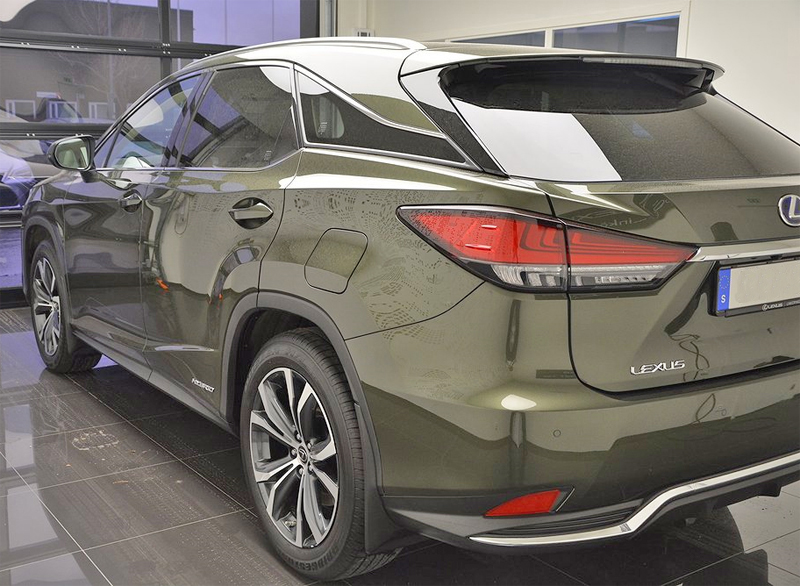 Grön Lexus RX 450 H AWD stulen i Edsviken, Sollentuna norr om Stockholm