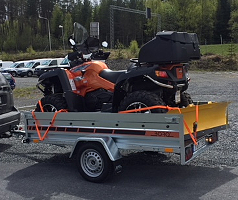 Fyrhjuling CF Moto 800 CForce stulen i Lit, Östersund.