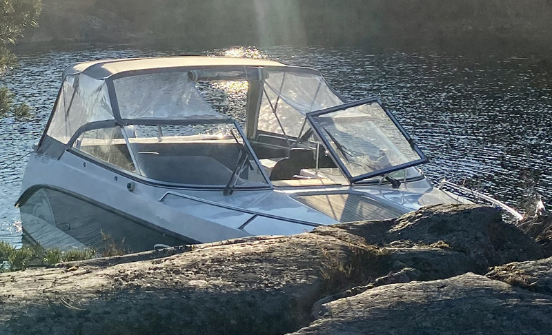 AMT 230 DC stulen i Österskär, Åkersberga norr om Stockholm