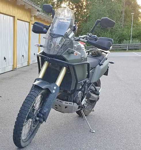 Grön Yamaha Tenere 700 stulen i Knivsta
