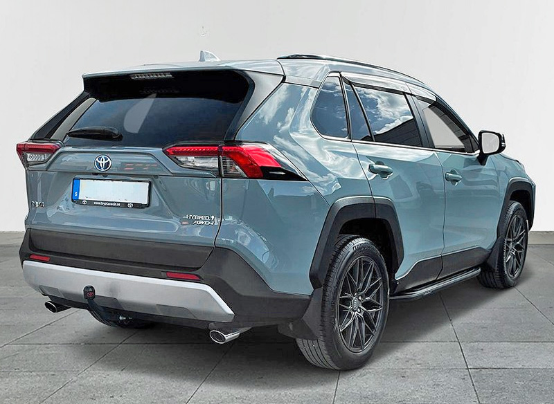 Grön Toyota RAV4 Hybrid AWD Adventure stulen i Ljungby