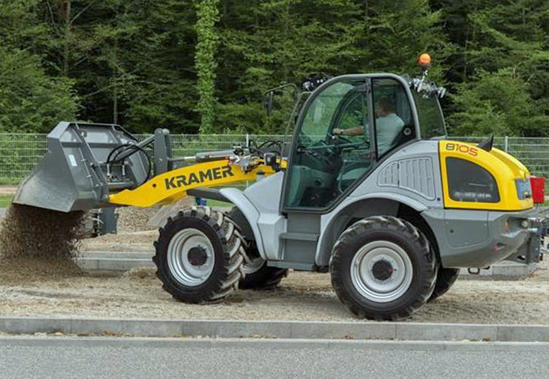 Hjullastare Kramer 8105 stulen vid Sjöängens bollplan i Älvsjö