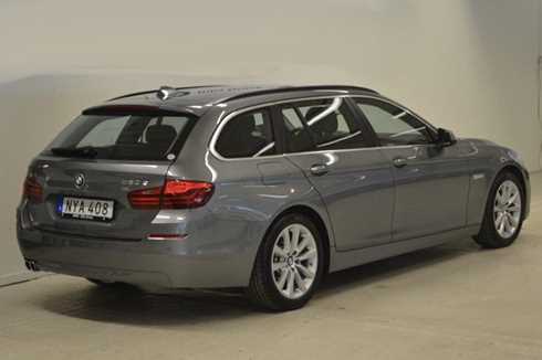 Gråmetallic BMW 520D Xdrive Touring stulen i Hovås söder om Göteborg