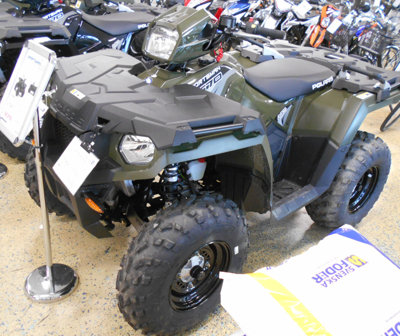 Fyra nya fyrhjulingar Polaris Sportsman 570 EPS stulna i Korsberga söder om Vetlanda