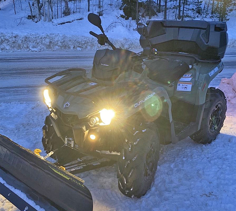 Fyrhjuling Can Am Outlander 450 PRO stulen i Njutånger strax söder om Hudiksvall