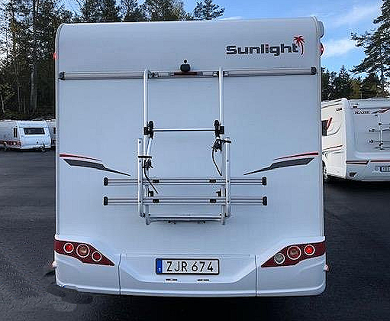 Husbil Fiat Capron Sunlight T 69 L stulen i Älvsjö utanför Stockholm