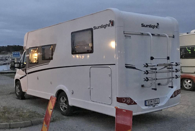 Husbil Fiat Sunlight T68 stulen i Katrineholm