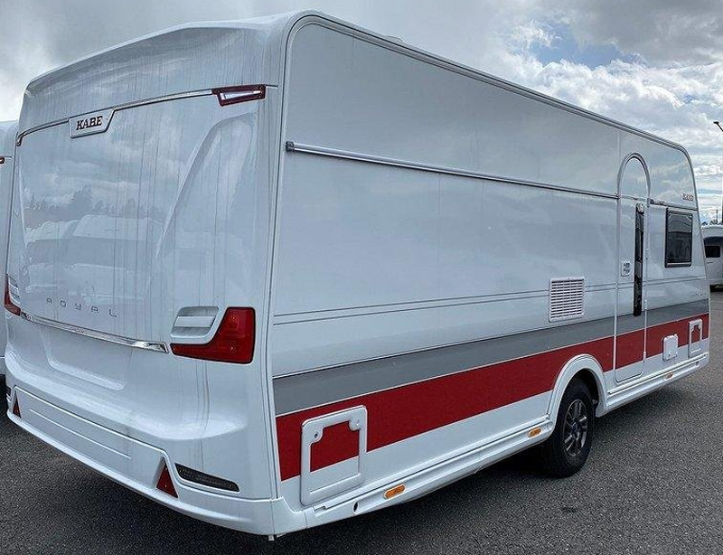 Husvagn Kabe Royal 560 XL KS stulen i Sörberge, Timrå norr om Sundsvall