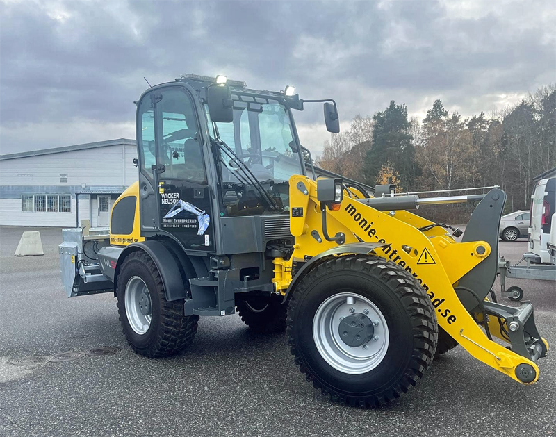 Hjullastare Wacker Neuson WL 52 stulen i Lindbacken, Uppsala