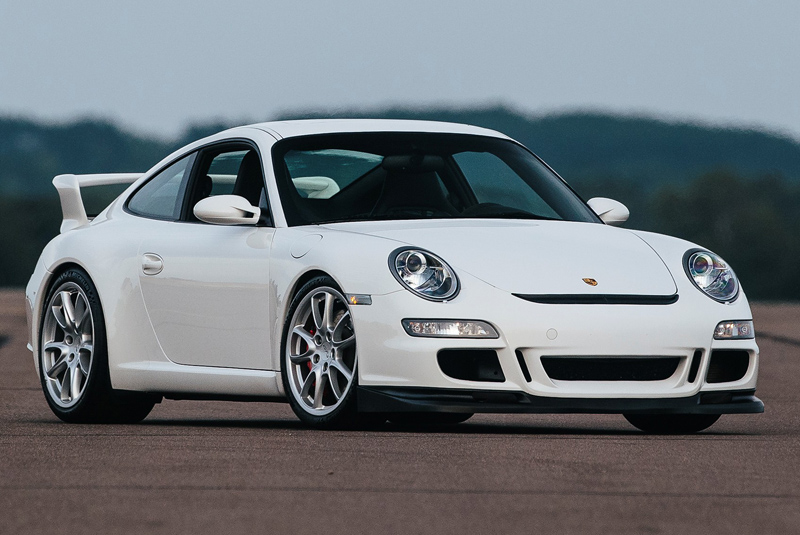 Vit Porsche 911/997 GT3 stulen i Stocksund norr om Stockholm