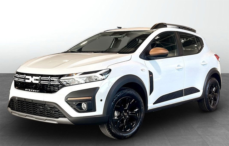 Vit Dacia Sandero Stepway Extreme stulen i Horred
