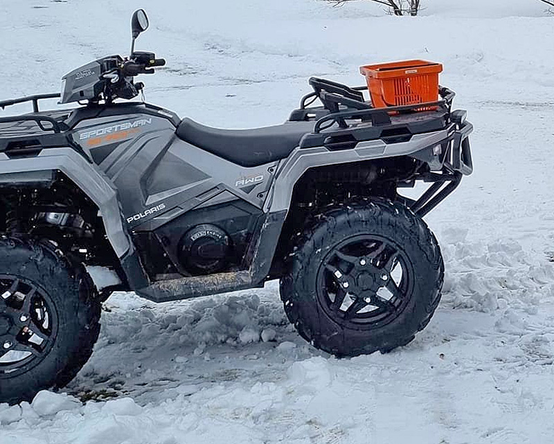 Fyrhjuling Polaris Sportsman 570 EPS SP stulen i Hallen, väster om Östersund