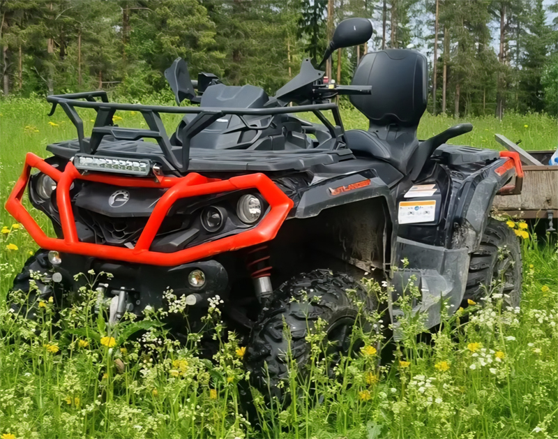 Fyrhjuling Can Am Outlander 650 MAX XT stulen i Aspliden utanför Kristineberg söder om Malå