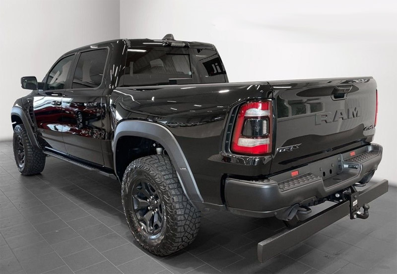 Svart RAM 1500 TRX Crew Cab stulen i Hällekis sydväst om Mariestad