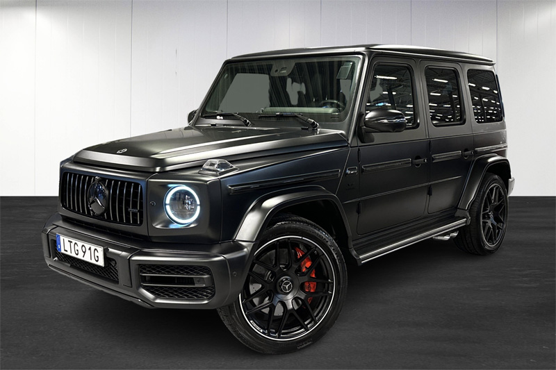 Svart Mercedes Benz AMG G63 stulen i Limhamn, Malmö