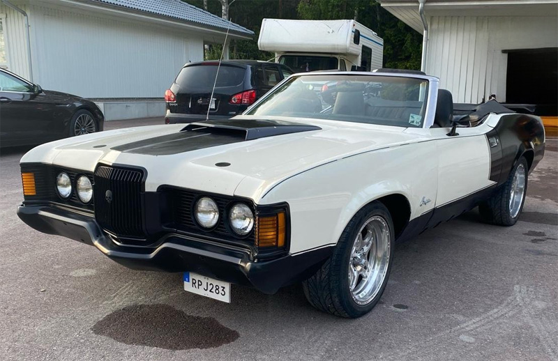 Mercury Cougar Cabriolet stulen på Hunneberg, Trollhättan