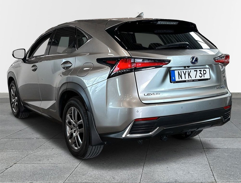 Grå metallic Lexus NX 300H AWD Executive stulen i Linköping