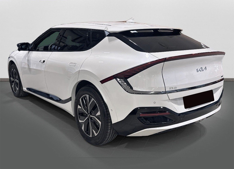 Vit KIA EV6 stulen i Mölnlycke, Göteborg