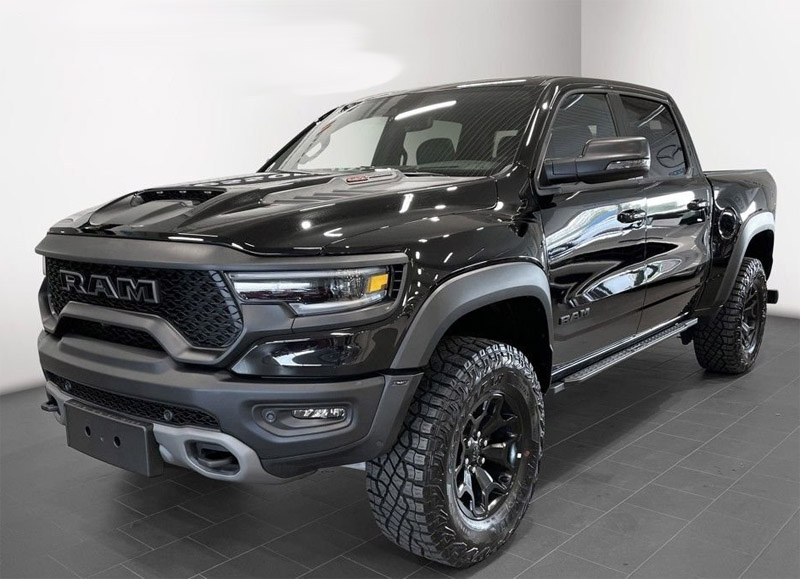 Svart RAM 1500 TRX Crew Cab stulen i Hällekis sydväst om Mariestad