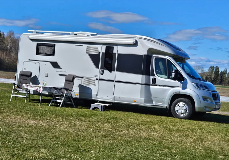 Husbil, Fiat Adria Matrix 700 SL stulen i Bankeryd strax norr om Jönköping