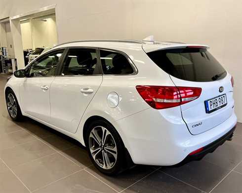 Vit Kia Ceed SW stulen i centrala Göteborg