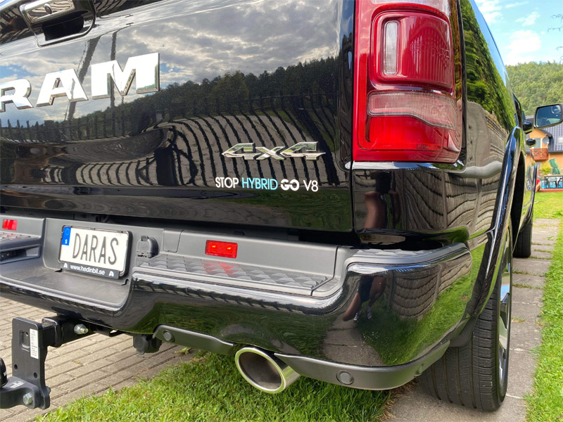 Svart Dodge Ram 1500 LIMITED CREW stulen Billesholm/ Bjuv öster om Helsingborg