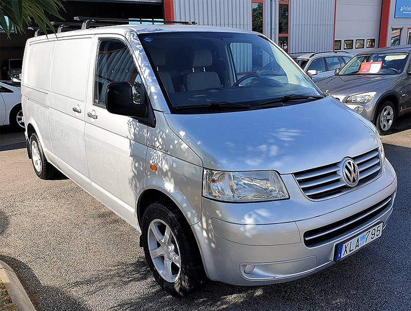 Silvermetallic Volkswagen Transporter T3 stulen i Staffanstorp
