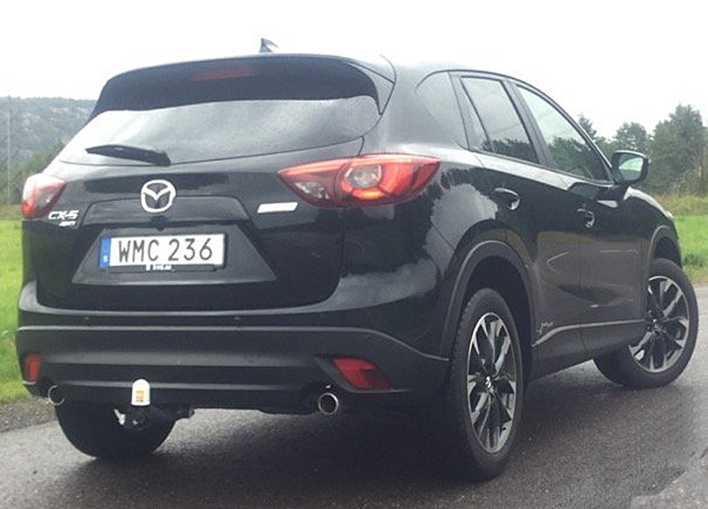 Svart Mazda CX-5 Optimum 2.2 DE AWD stulen i Svedala sydost om Malmö