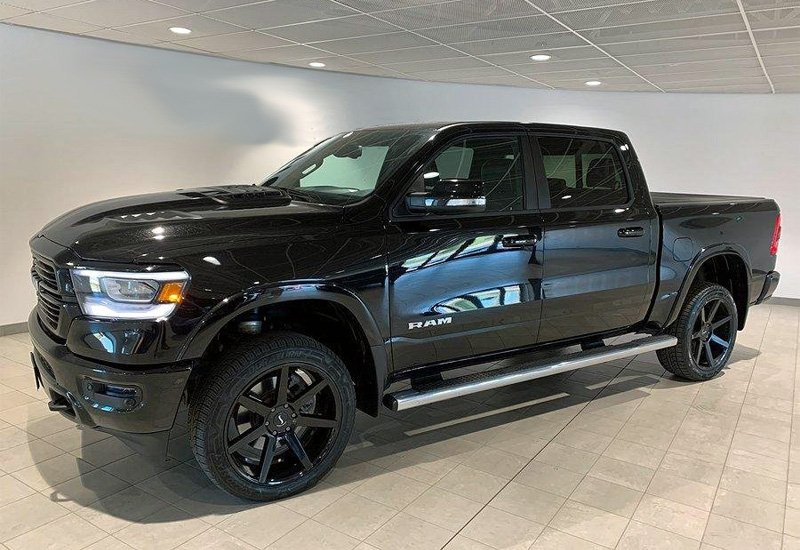 Svart Dodge RAM 1500 Crew Cab stulen i Nässjö